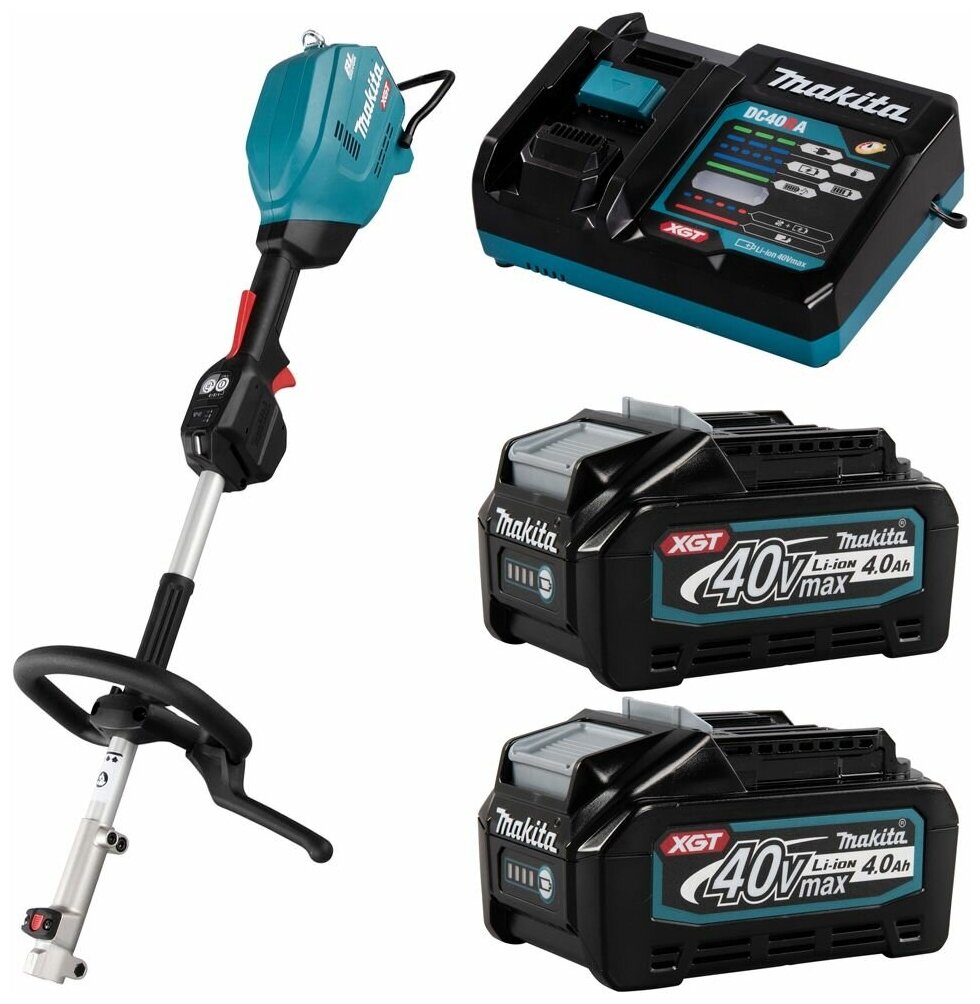 Комбимотор аккумуляторный 40В - 800Вт 2х4Ач, з/у Makita UX01GM201