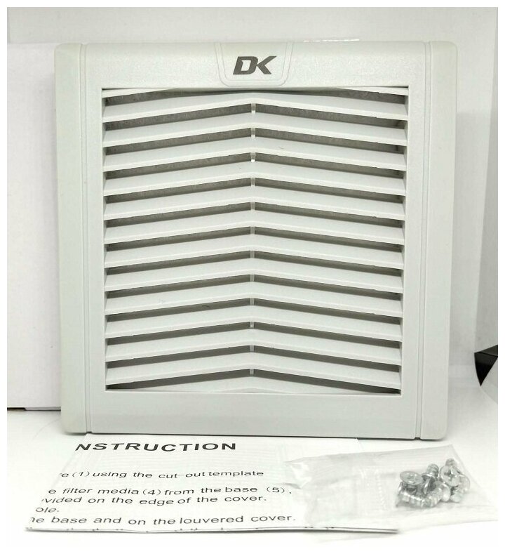 Вентиляционная решётка с фильтром IP54 DELTA-KIP DK-F - фотография № 3