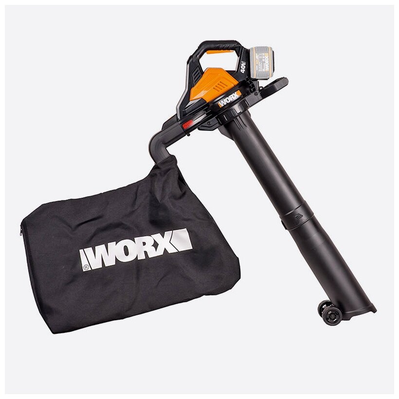 Аккумуляторный пылесос / воздуходувка бесщеточный WORX WG583E.9, 40В, без АКБ и ЗУ - фотография № 16