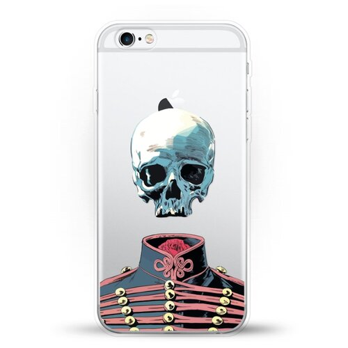 фото Силиконовый чехол череп на apple iphone 6/6s andy & paul