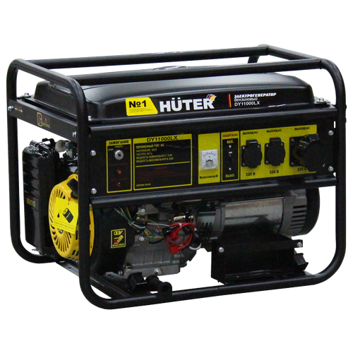 генератор huter dy11000lx 64 1 72 Генератор/электрогенератор/электростартер DY11000LX Huter для стройки/дома/дачи/огорода/мобильного дома
