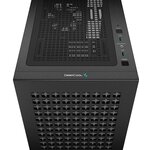 Корпус MiniTower DeepCool CH370 черный без БП mATX TG window 1x120mm fan (R-CH370-BKNAM1-G-1) - изображение