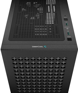 Фото Корпус MiniTower DeepCool CH370 черный без БП mATX TG window 1x120mm fan (R-CH370-BKNAM1-G-1)