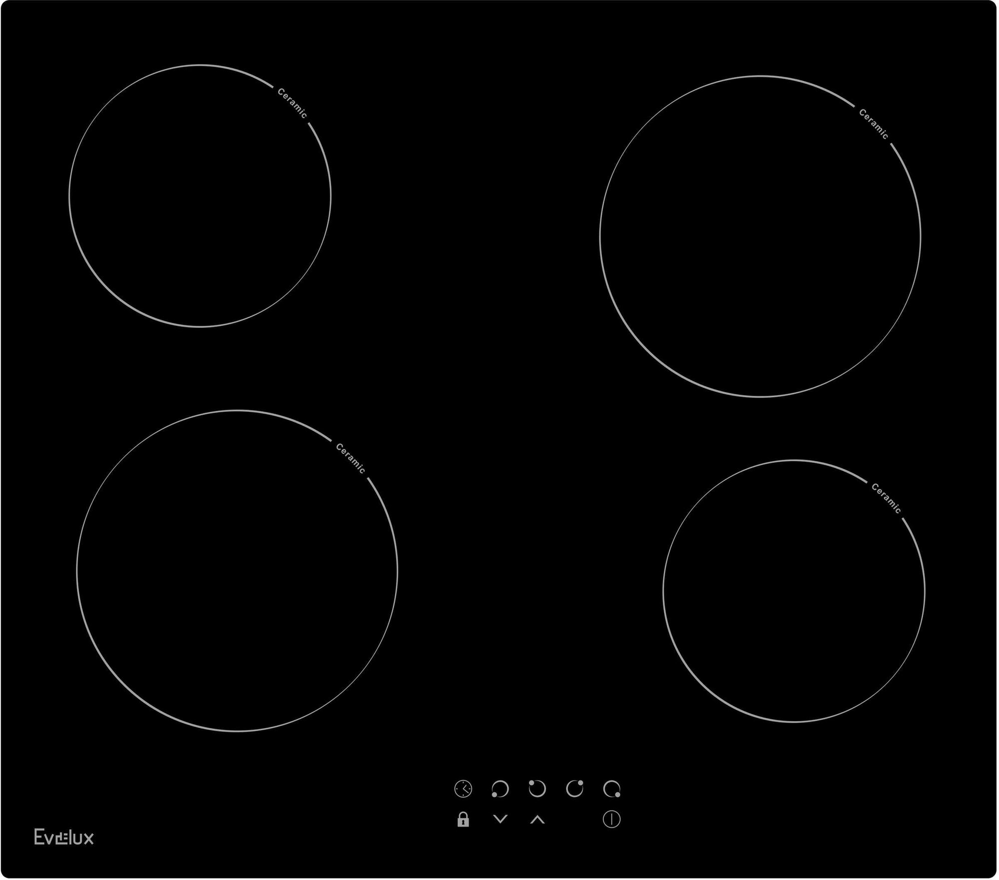 Электрическая варочная панель Evelux HEV 640 B