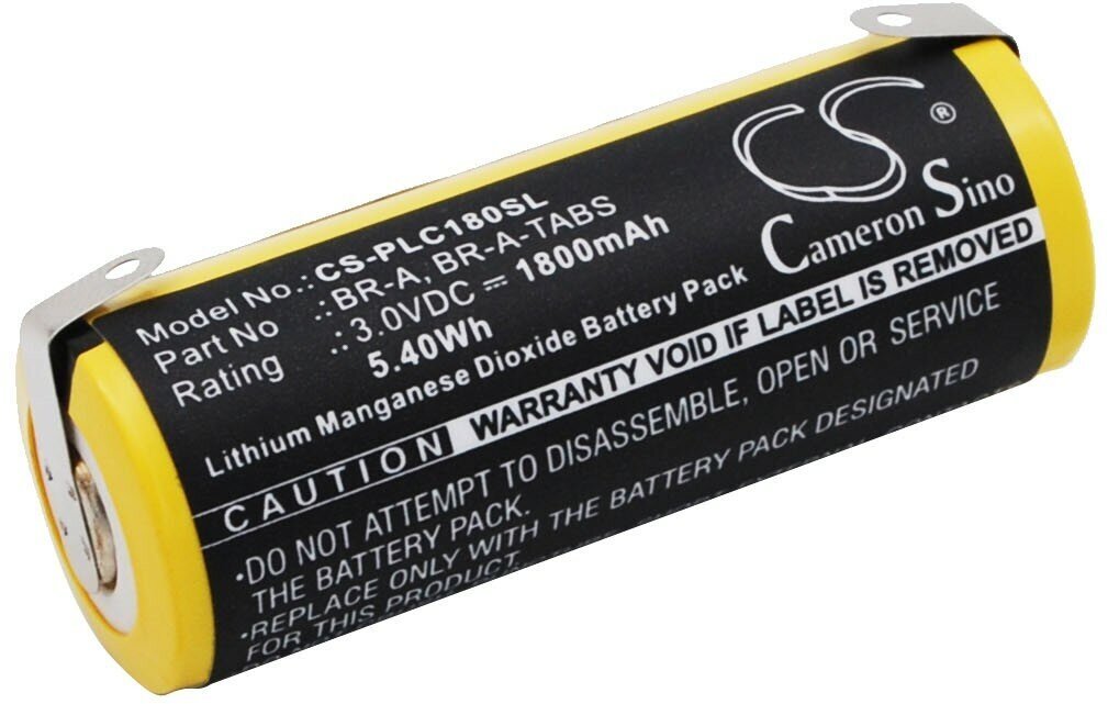 Батарейка Panasonic BR-A-CR17450 (Li-MnO2, 1800mAh) 3V