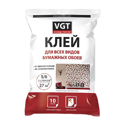 VGT Клей обойный для бумажных обоев 0.3 кг