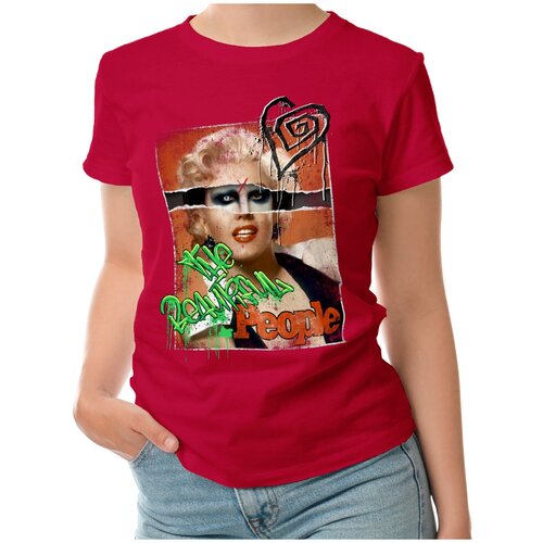 фото Футболка roly, размер m, красный