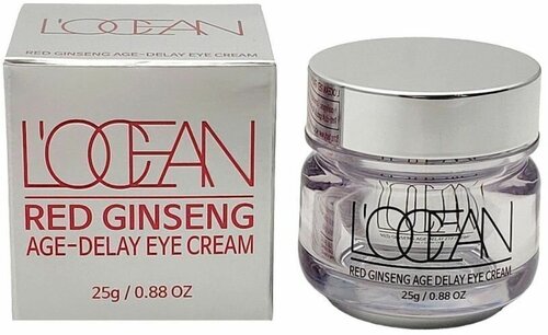 L’ocean Крем для век на основе красного женьшеня / Red Ginseng Age-Delay Eye Cream, 25 г