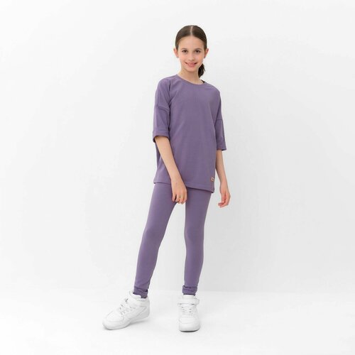 Комплект одежды Minaku, повседневный стиль, размер 34, фиолетовый