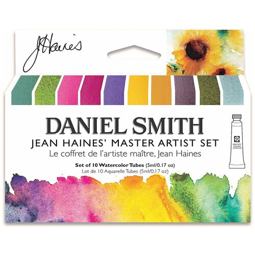 Набор акварели Daniel Smith Jean Haines Master Artist Watercolor Set, в тубах 10 цв*5 мл