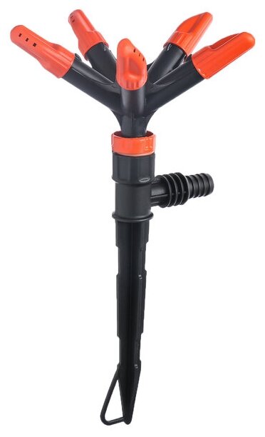 фото Распылитель маятниковый, штуцер под шланги 1/2"-3/4", пика, пластик, «Жук»