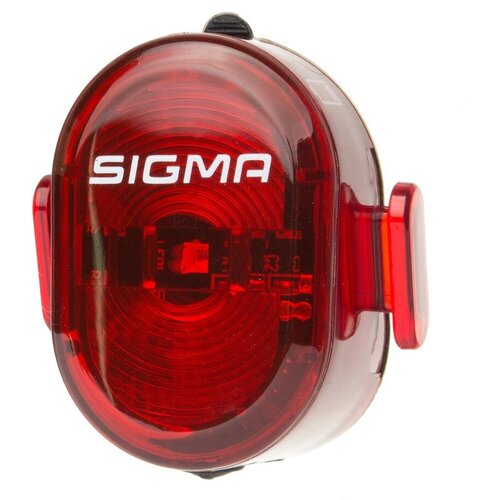 Фонарик велосипедный задний Sigma Sport Nugget II Flash 3 режима, зарядка usb, на трубу аккумулятор фонарь задний lezyne femto usb rear white 2022 one size