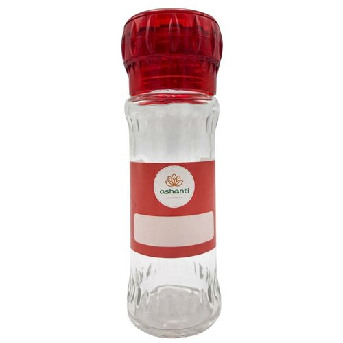 Мельница для специй стеклянная Ashanti | Ашанти красная, объем 80г