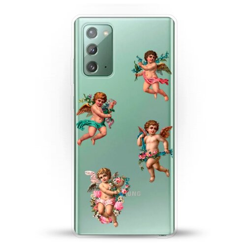 фото Силиконовый чехол ангелочки на samsung galaxy note 20 andy & paul