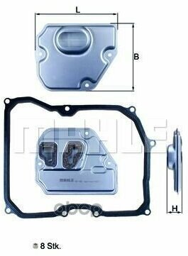 Фильтр Гидросистемы Knecht Hx169kit Mini Mini (R56), Mini Mini Clubman (R55), Mi Mahle/Knecht арт. HX169KIT