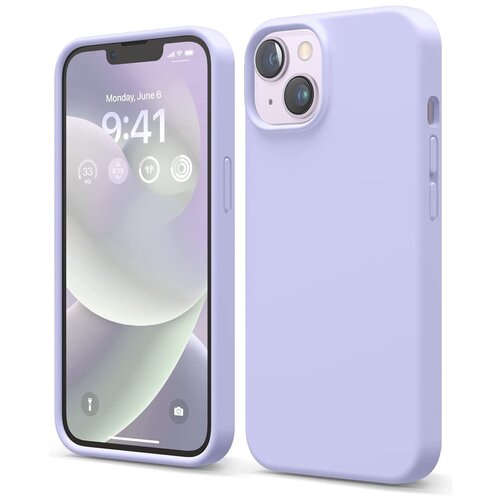 Чехол Elago Soft Silicone для iPhone 14, фиолетовый