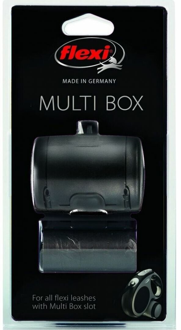 Бокс Flexi Multi box S-M/L для лакомств/пакетиков/сбора фекалий, цвет: черный - фото №16