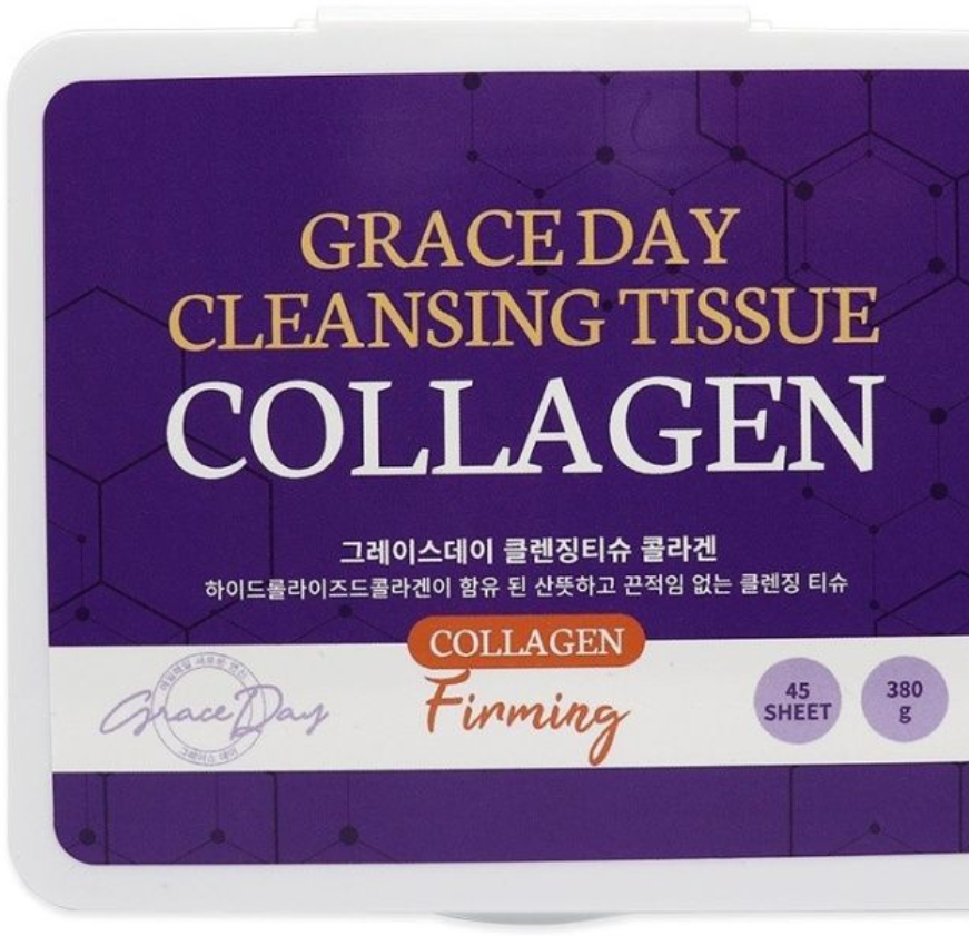 Grace Day Cleansing Tissue - Влажные салфетки для снятия макияжа