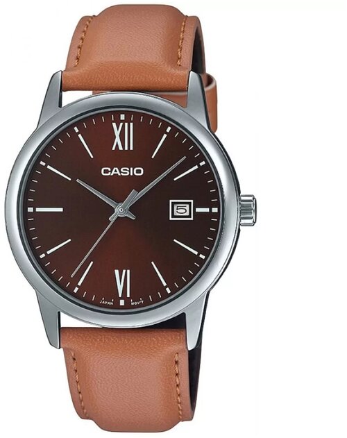 Наручные часы CASIO Collection Men MTP-V002L-5B3, коричневый