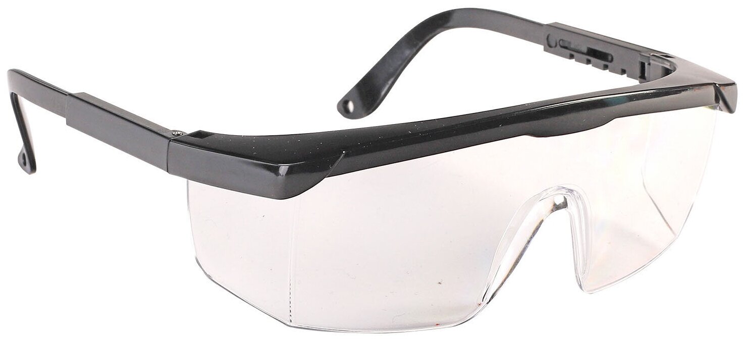 фото Очки защитные Patriot PPG-5 открытые, прозрачные, черная окантовка