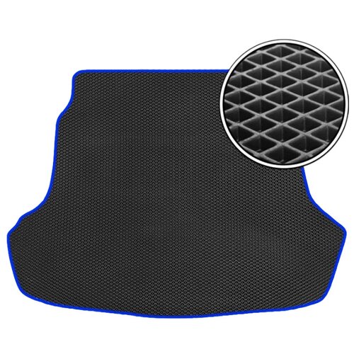 фото Коврик vicecar ev22005r peugeot 308 черный/темно-синий кант