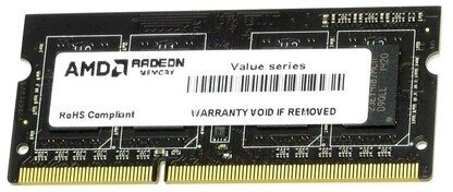 Оперативная память Amd SO-DIMM DDR3 8Gb 1333MHz pc-10600 CL9 1.5V OEM (R338G1339S2S-UO)