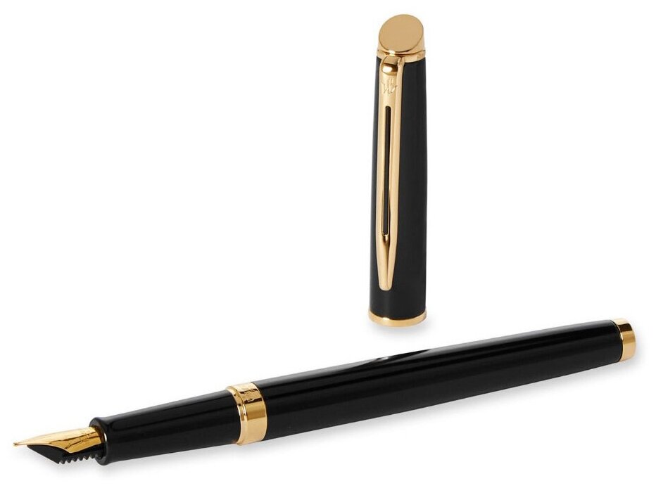 Waterman Hemisphere Mars Black GT F (черный) - фото №5