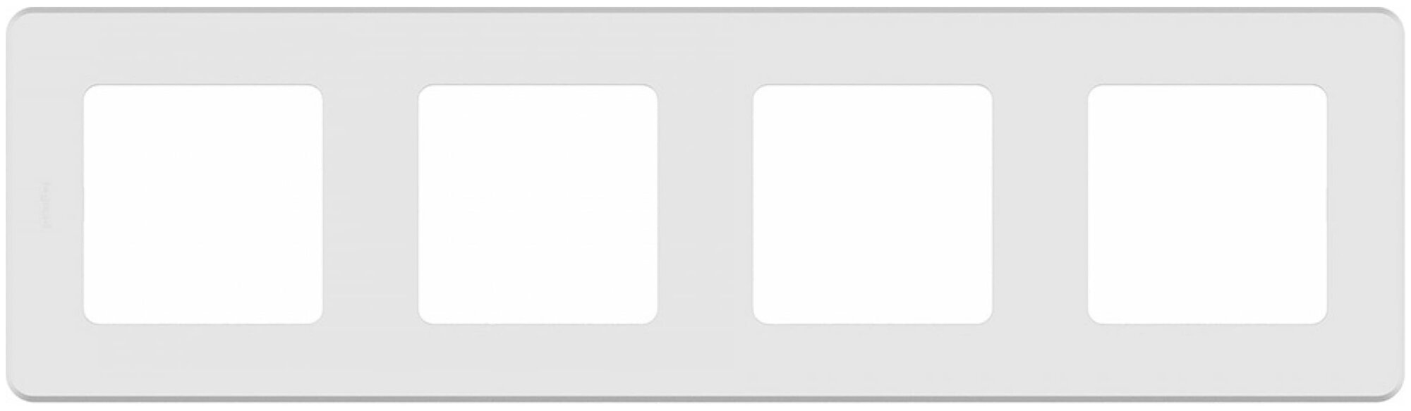 Рамка 4гн белый INSPIRIA Legrand