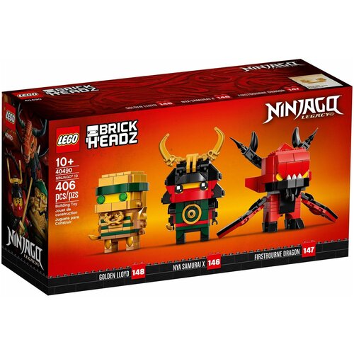 фото Конструктор lego brickheadz 40490 сувенирный набор lego ninjago 10