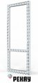 Пластиковая дверь ПВХ балконная РЕХАУ BLITZ BLITZ 2180х670 мм (ВхШ), левая, двухкамерный стеклопакет, белая
