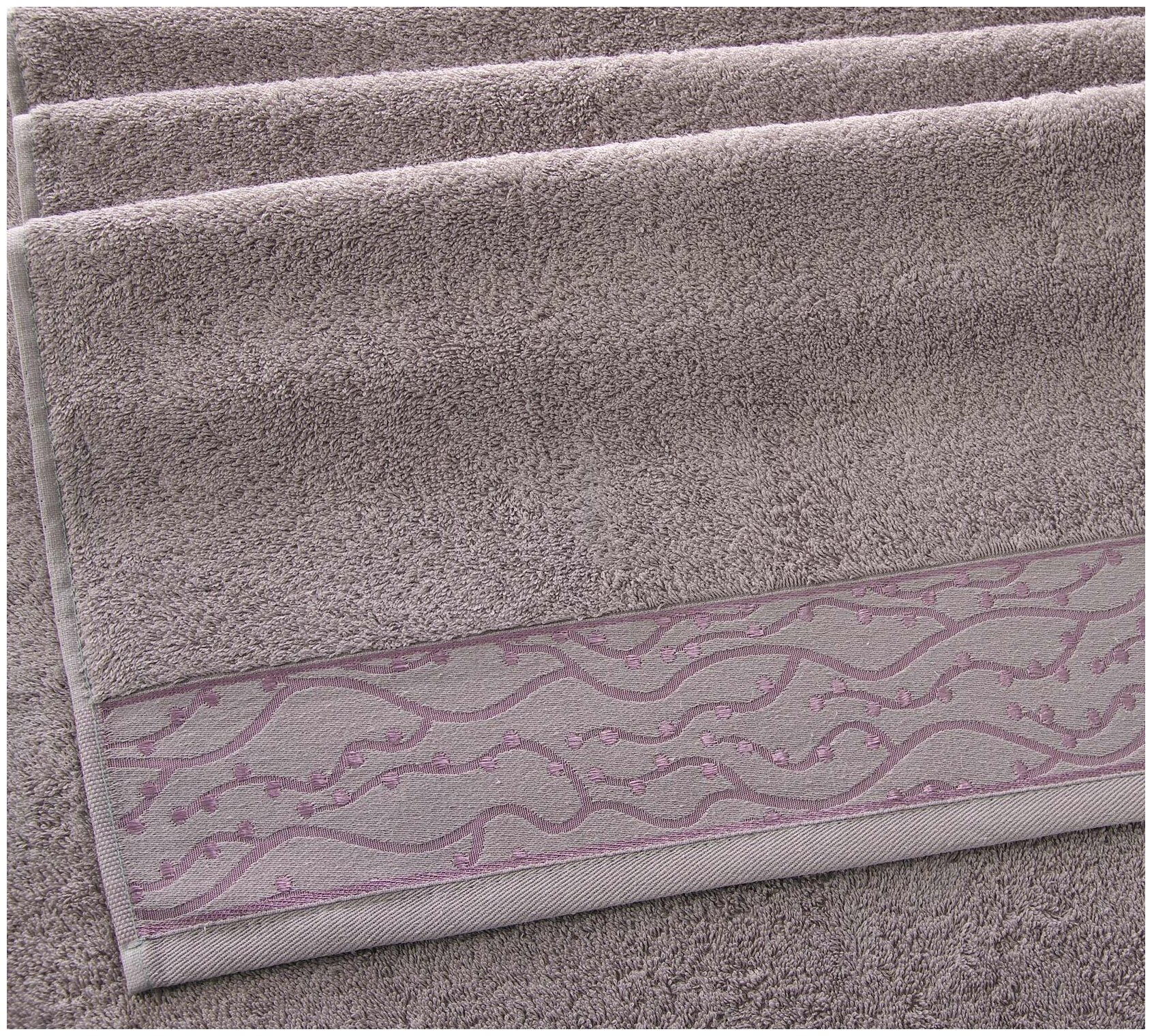 Полотенце Махровое «Айова розовый крем» 70х140 плотность 500 г/м2