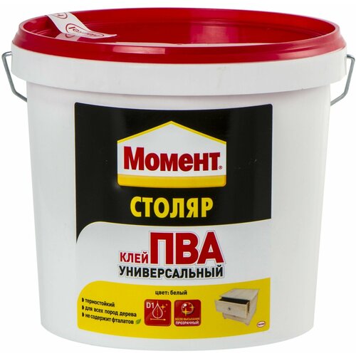 клей super pva момент столяр 3 кг Клей ПВА Момент Столяр 3 кг