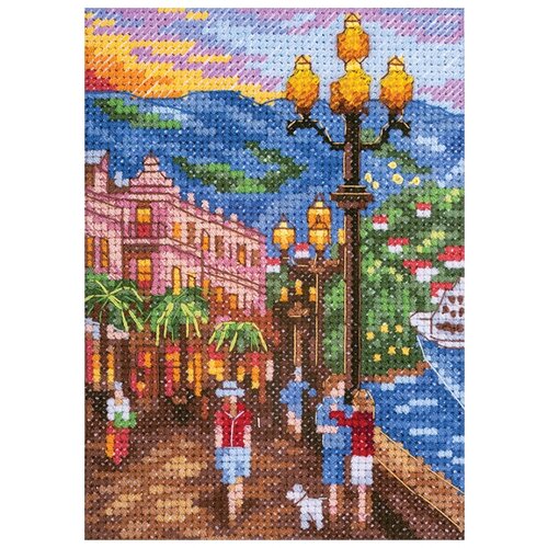 фото Gm-1840 набор для вышивания panna 'ялтинская набережная'