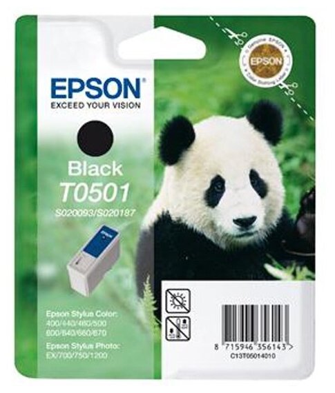 Картридж Epson C13T05014210 Black для Stylus 400/440/460/600/640/66