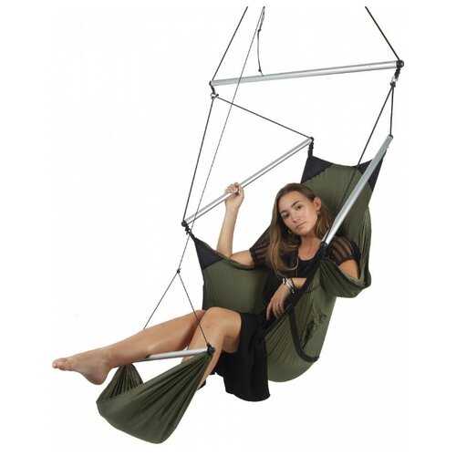 фото Подвесное кресло ticket to the moon moon chair army green