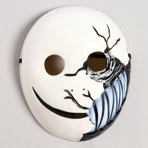 Карнавальная японская маска Лицо маска карнавальная черная пуля маска для косплея из аниме черная пуля маска для хэллоуина кагэтанэ хируко