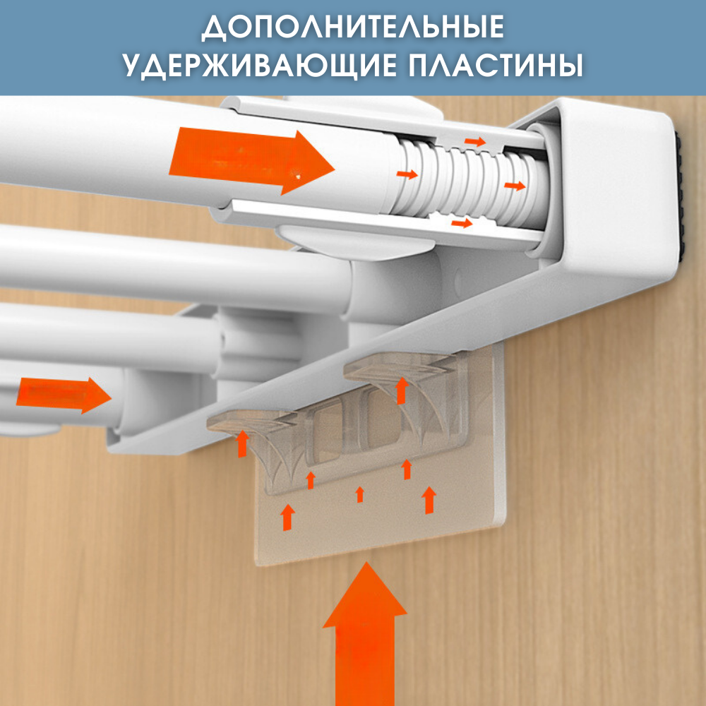 Шкафы, Полки Xiaomi Полка развижная 38-60 см