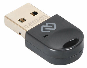 Bluetooth адаптер Digma D-BT400B USB (черный)