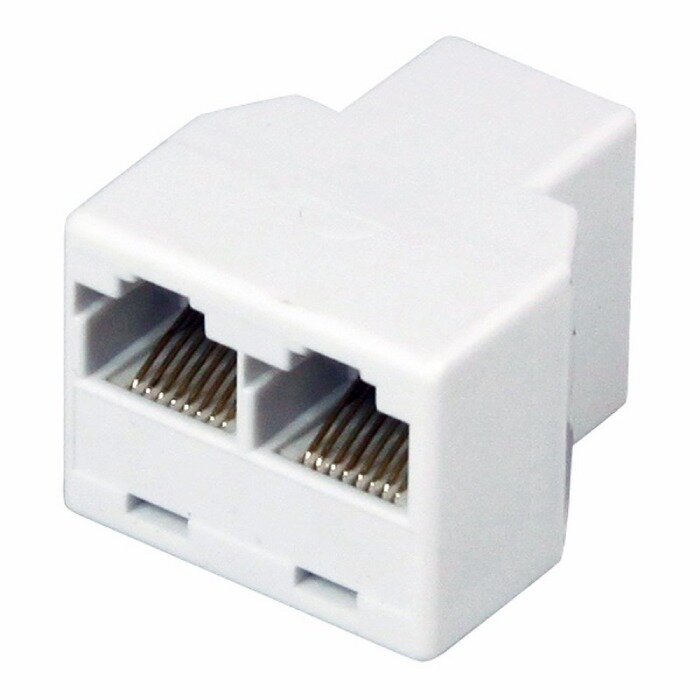 Компьютерный двойник RJ-45 REXANT гнездо - 2 гнезда