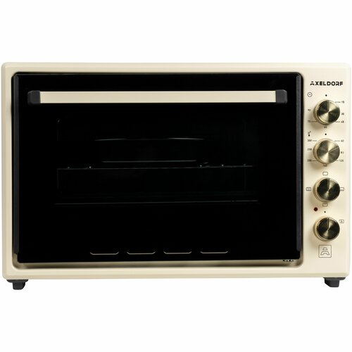 Мини печь электрическая Духовка электрическая настольная 70л Конвекция Два стекла в дверце Таймер Подсветка AXELDORF ON-7101-1 BEIGE 1609000₽