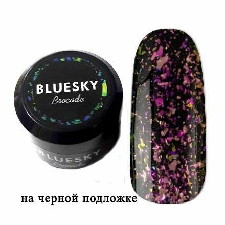 Bluesky Brocade, Гель Парча для ногтей № 01, 5 г