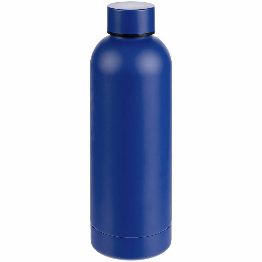 Термос термобутылка для воды подарок на 23 февраля 14 февраля мужчине парню папе Glendale, синяя