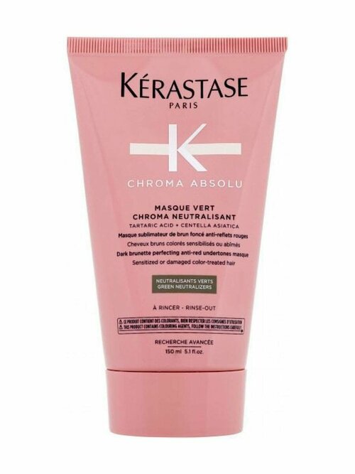 Маска для окрашенных волос - Kerastase Chroma Absolu Masque Vert Chroma Neutralisant 150 ml