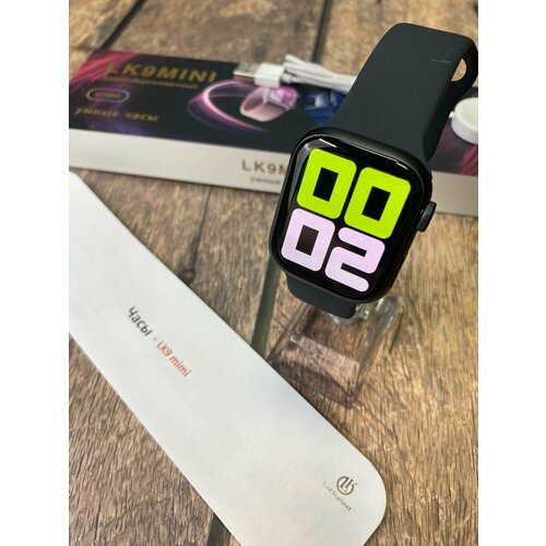 Умные часы LK9Mini 41mm Smart Watch LK9Mini AMOLED iOS Android Bluetooth звонки Черный 349000₽