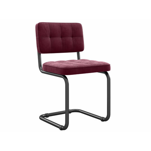 Офисный стул Первый Мебельный Леон Бордовый велюр 7730₽