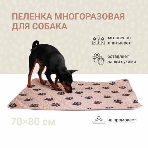 Пеленка для собак и кошек многоразовая 70*80см