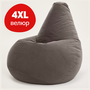 Bean Joy кресло-мешок Груша, размер ХXXXL, мебельный велюр, сталь