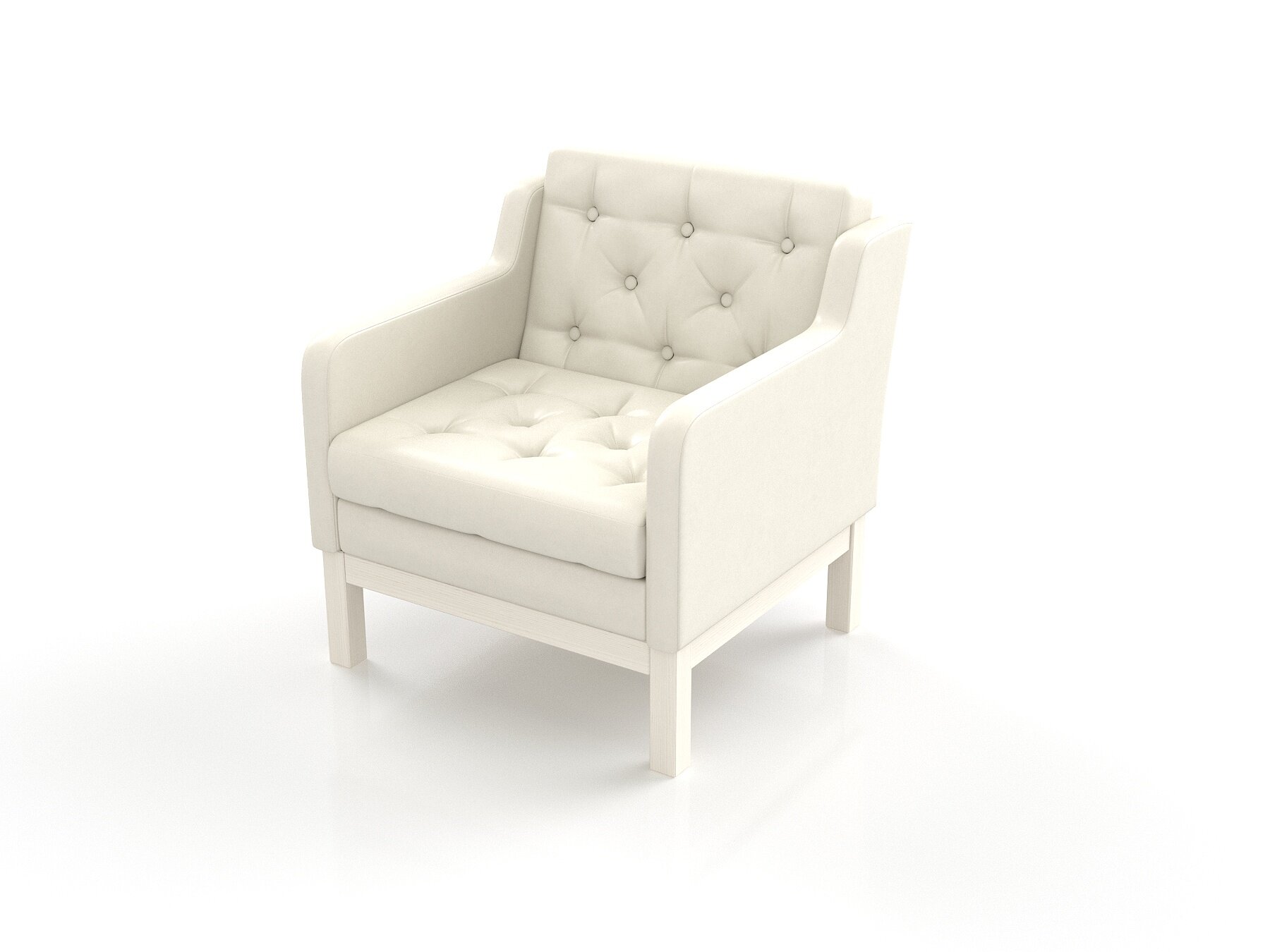 Кресло Айверс, беленый дуб-белый, велюр мягкое, для дома, для гостиной, для отдыха дома, на балкон, скандинавский лофт
