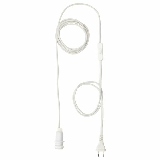 фото Шнур для абажура STRÅLA , белый, 4 м