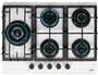Газовая варочная панель DeLonghi GERMANA 7GW NB, 69 см, черная, WOK-конфорка, чугунные решетки, автоматический розжиг, газ-контроль